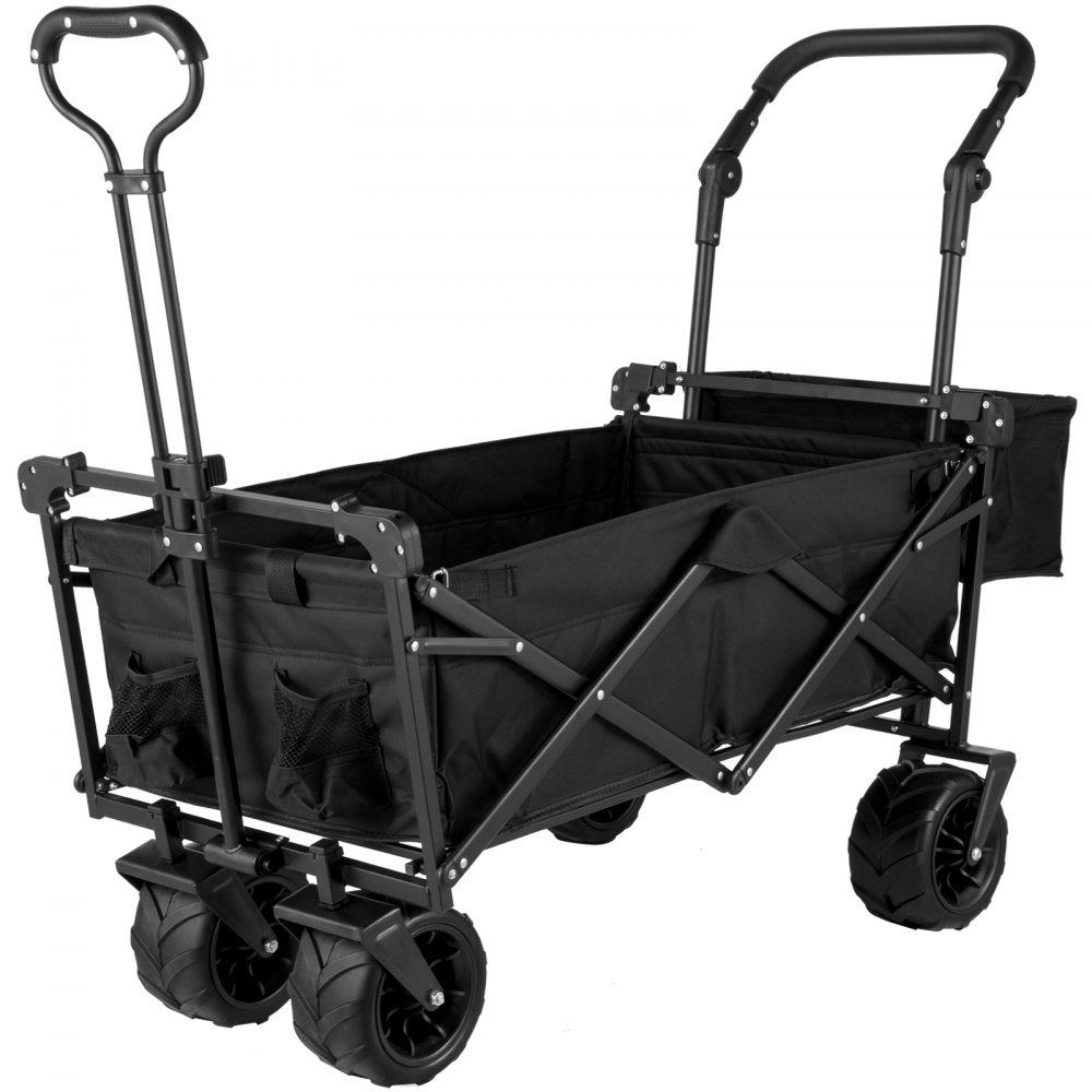 VV-CWC-BLA - Extra Large Collapsible Wagon with 220 lbs Capacity