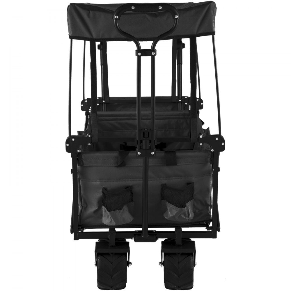 VV-CWC-BLA - Extra Large Collapsible Wagon with 220 lbs Capacity