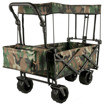 VV-CWC-CAM - 220 lb Capacity Collapsible Wagon with Removable Canopy