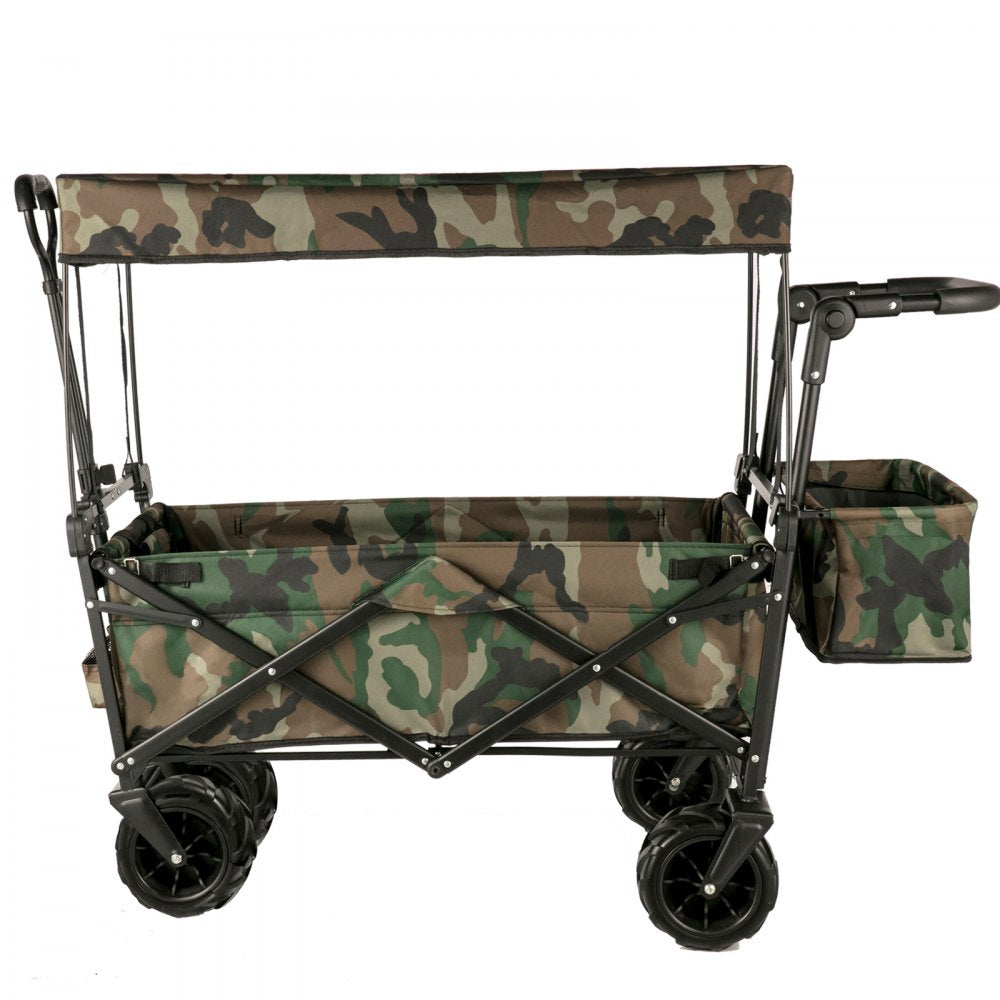 VV-CWC-CAM - 220 lb Capacity Collapsible Wagon with Removable Canopy