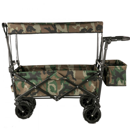 VV-CWC-CAM - 220 lb Capacity Collapsible Wagon with Removable Canopy