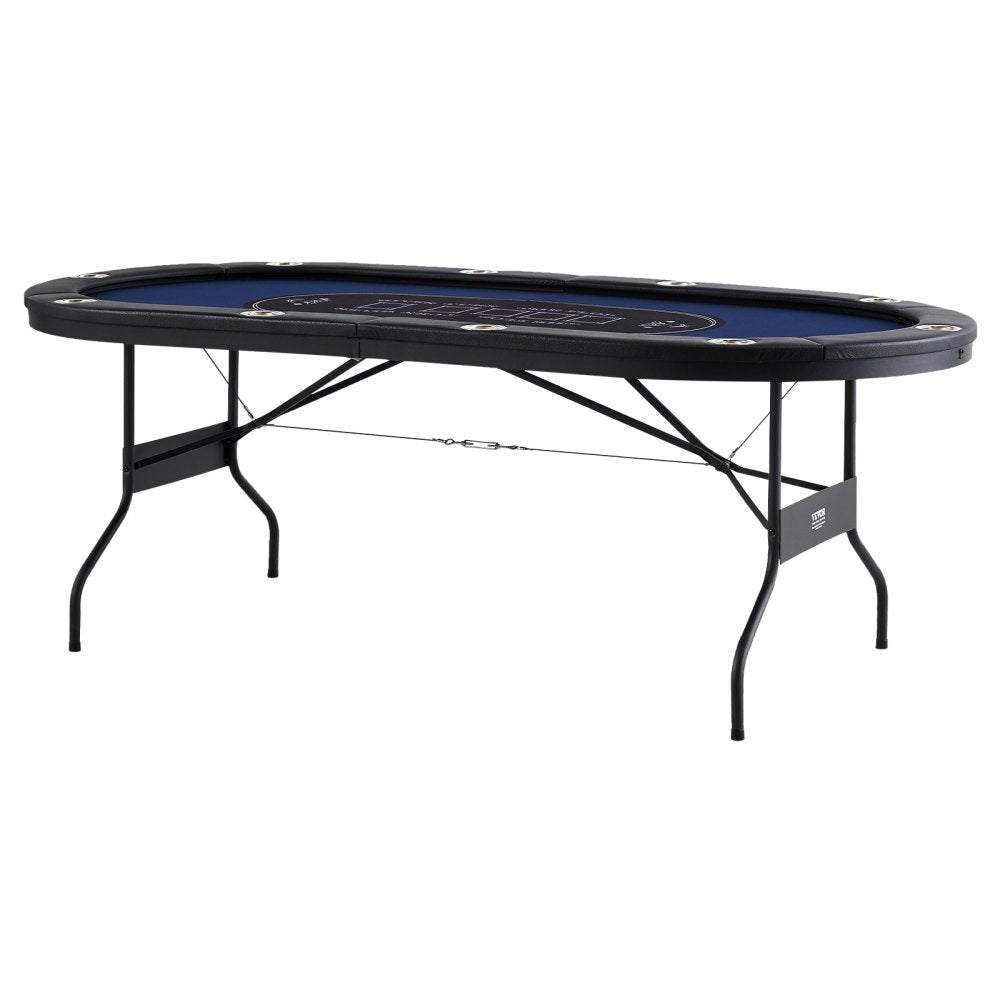 SUS-8442 - 84" Foldable Poker Table for Easy Home Gaming