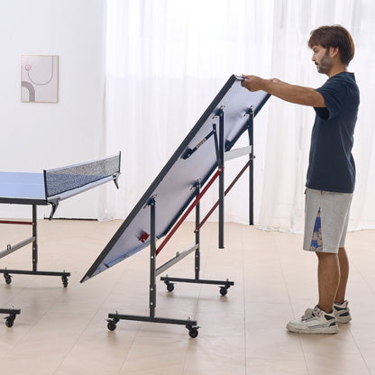 VT002-12 - 107.9" Foldable Ping Pong Table for Indoor Competition