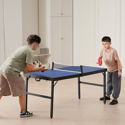 VT001 - 60" Folding Table Tennis Set for Family Fun