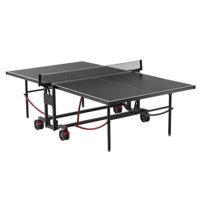 VT003 - Durable 107.9" Outdoor Ping Pong Table with Lockable Casters