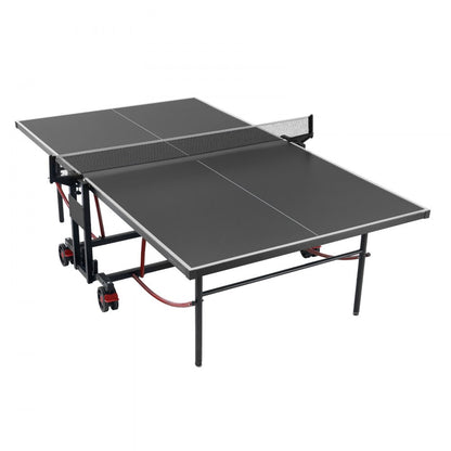VT003 - Durable 107.9" Outdoor Ping Pong Table with Lockable Casters
