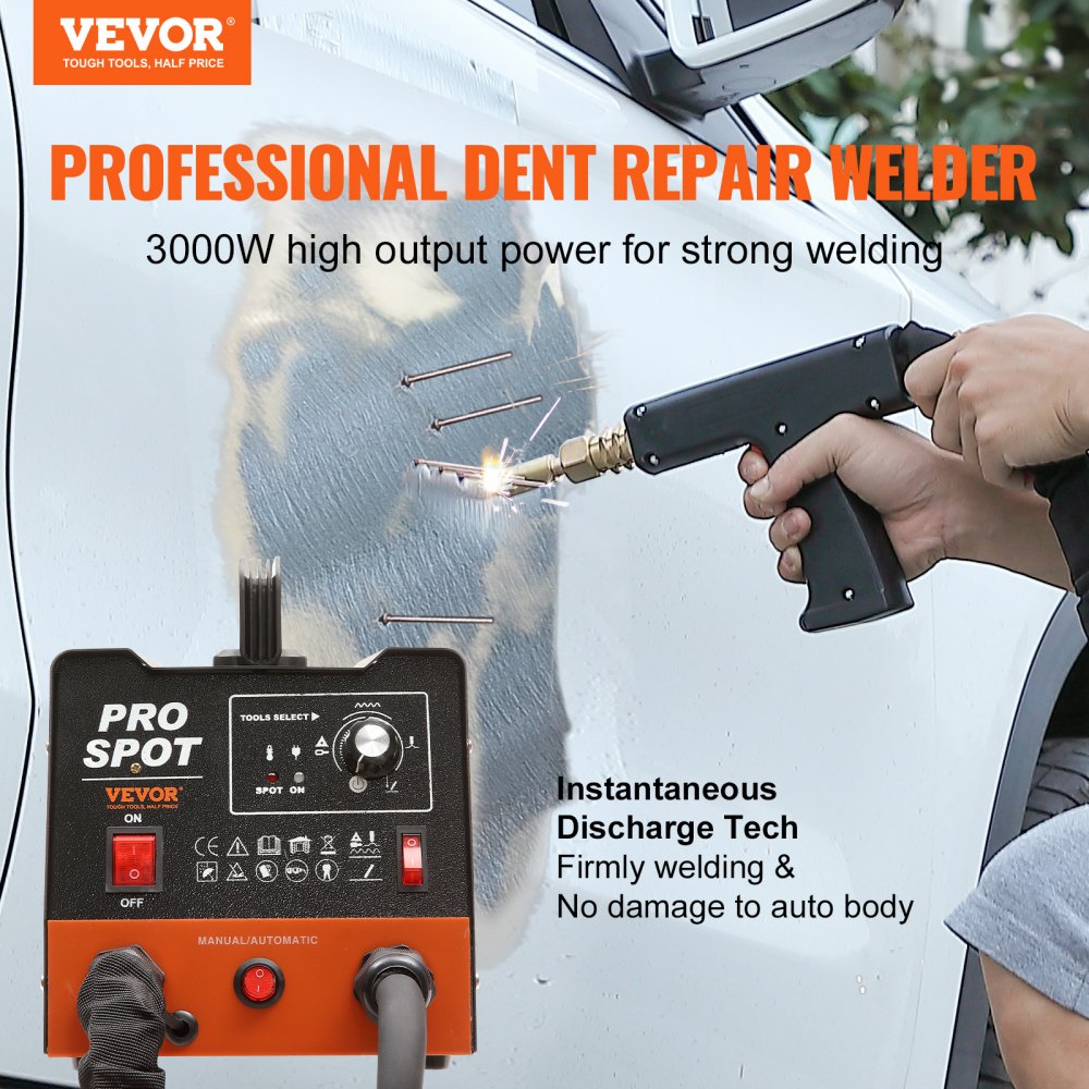 PL-80M - 3KW VEVOR Welder Kit for Auto Body Repair with 16 Accessories
