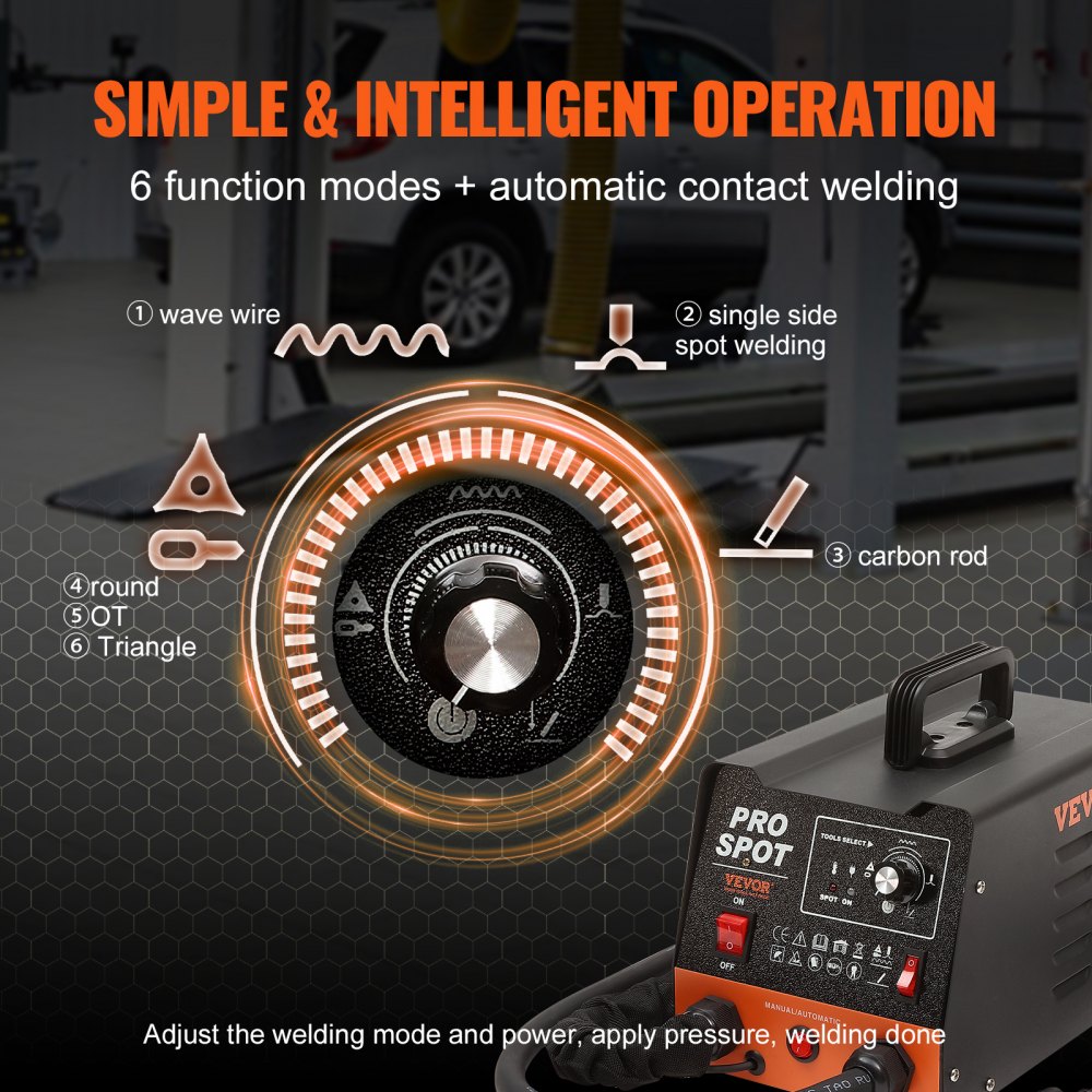 PL-80M - 3KW VEVOR Welder Kit for Auto Body Repair with 16 Accessories