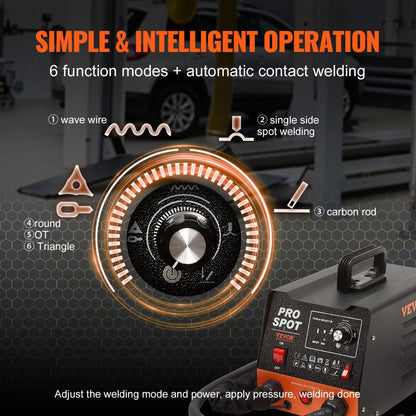 PL-80M - 3KW VEVOR Welder Kit for Auto Body Repair with 16 Accessories