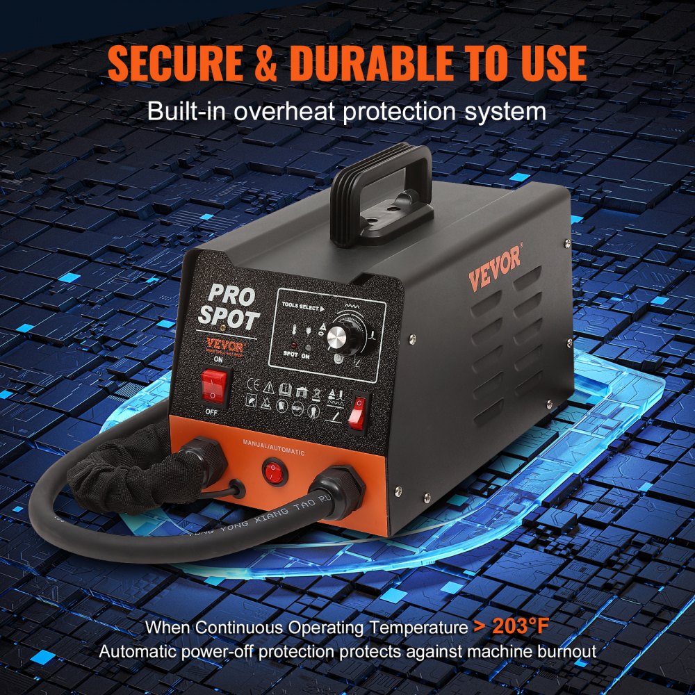 PL-80M - 3KW VEVOR Welder Kit for Auto Body Repair with 16 Accessories