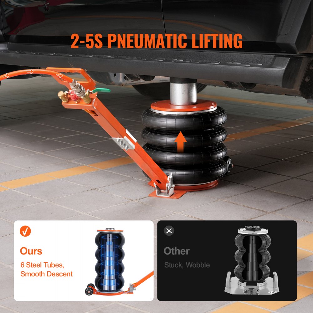 ZG-I+ - 6 Ton Adjustable Air Jack for Easy Vehicle Maintenance