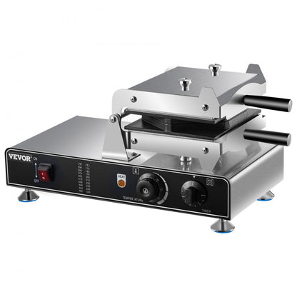 HT-1106 - 1500W Reversible Bubble Waffle Maker with Nonstick Plates