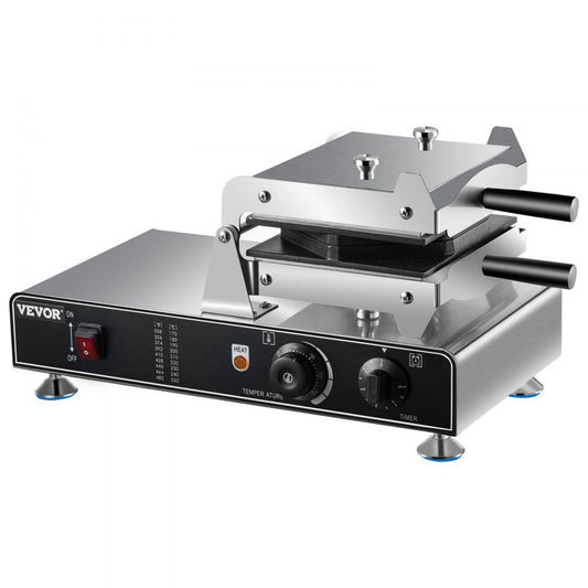 HT-1106 - 1500W Reversible Bubble Waffle Maker with Nonstick Plates