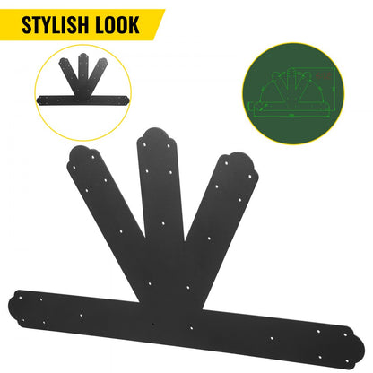 010396852184 - 4mm Steel Gable Plate for Secure Beam Connections