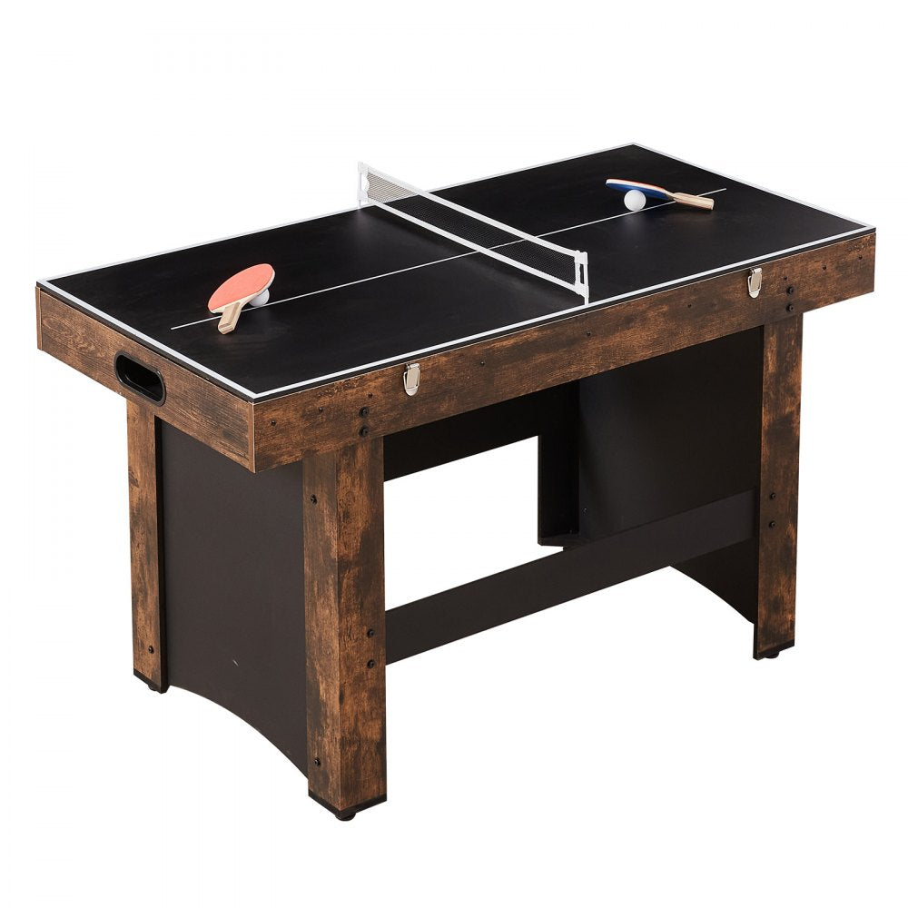 AH483-US - 54" 3-in-1 Game Table: Air Hockey, Table Tennis & Foosball