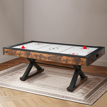 AH718-US - 84" Rustic Air Hockey Table with Electronic Scoring System