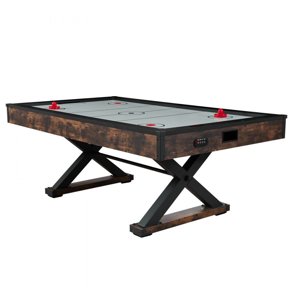 AH718-US - 84" Rustic Air Hockey Table with Electronic Scoring System