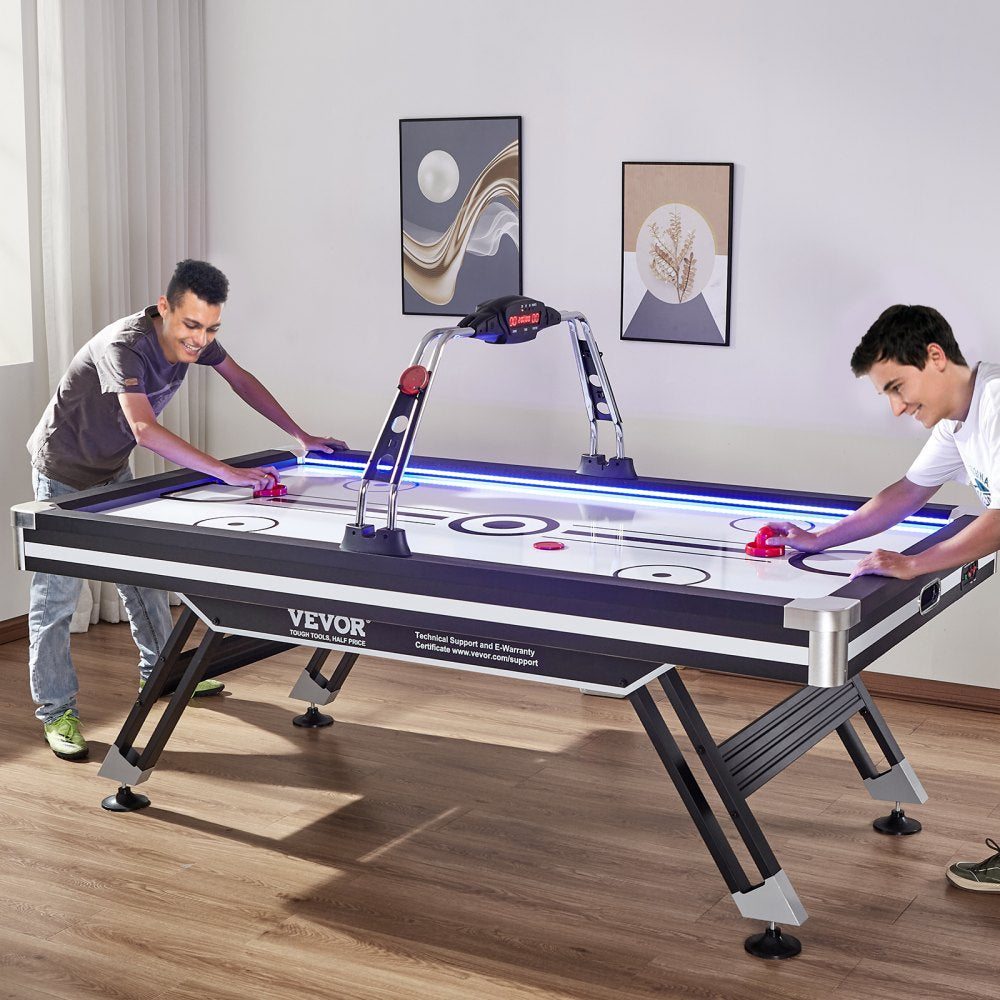 AH726 - 89" Air-Powered Indoor Hockey Table with LED Lighting