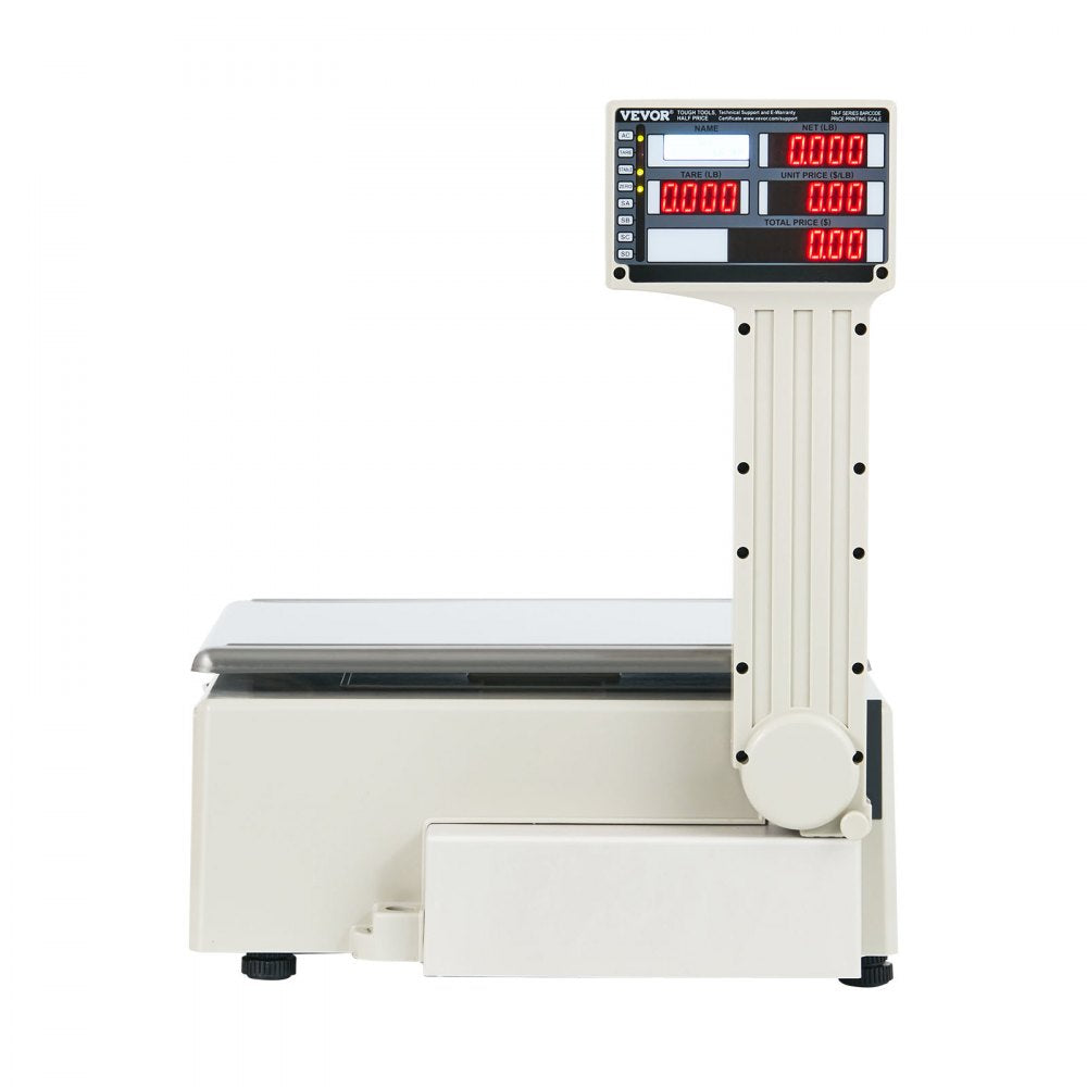 TM-30F - 66 lb Stainless Steel Price Computing Scale with Built-in Printer