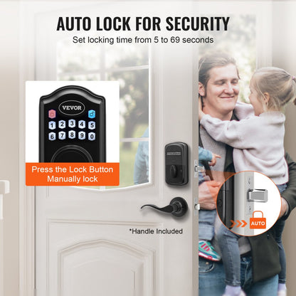 DS10-L - Weatherproof Keyless Entry Lock with 300 Passcodes