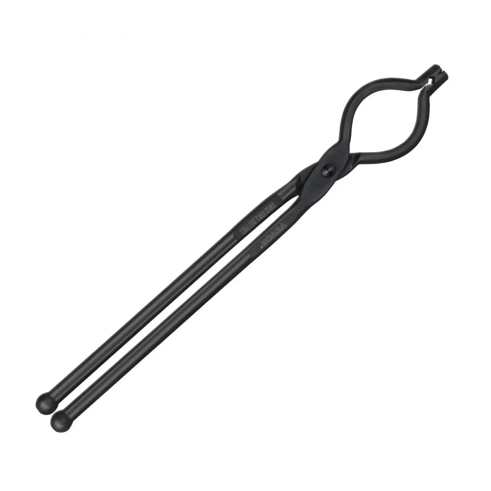DZQ02 - 18" Carbon Steel Blacksmith Tongs for Safe Forging