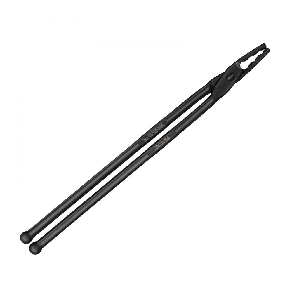 DZQ01 - 18" Carbon Steel Blacksmith Tongs with Wolf Jaw Design