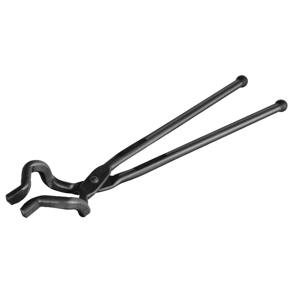 DZQ03 - Durable 18" Carbon Steel Blacksmith Tongs for Precision Use