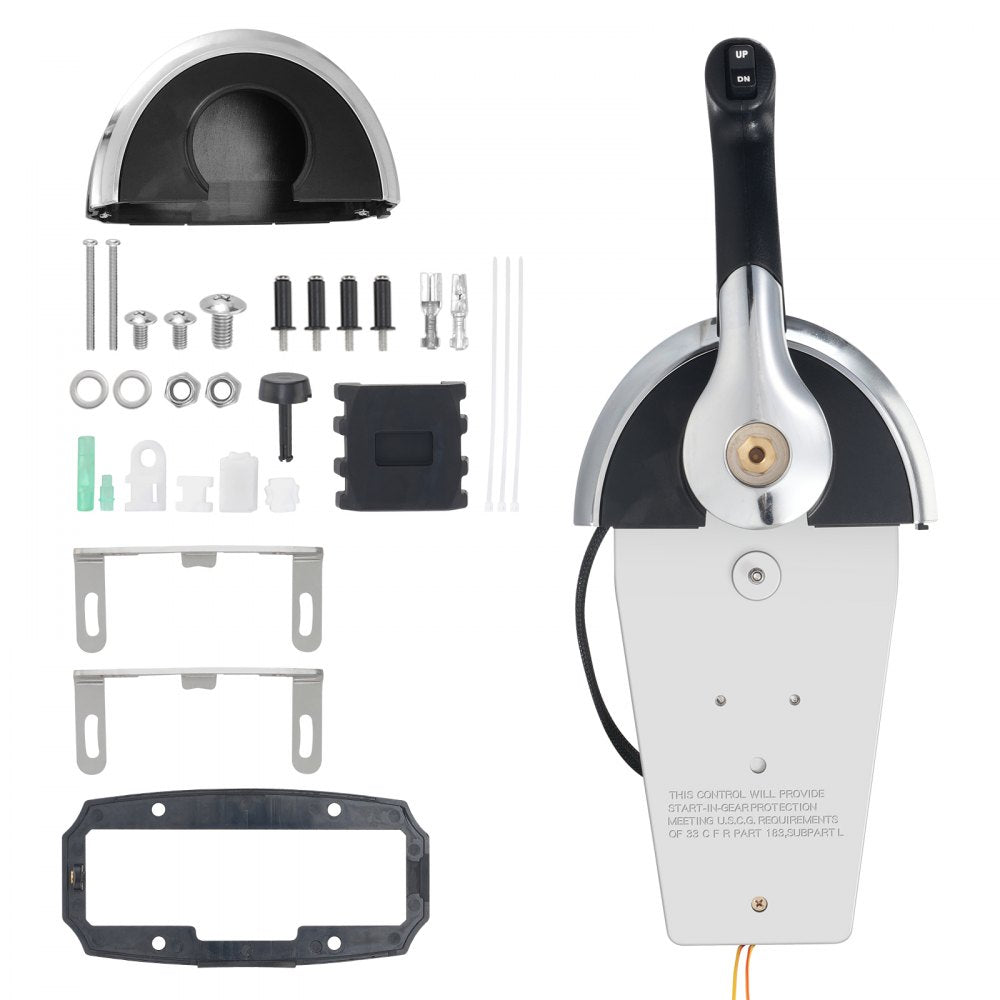 8M0059686 - Top-Mounted Aluminum Throttle Control for Mercury PT 2-Stroke