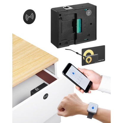 F019TT - 4-in-1 Smart Cabinet Lock with No-Drill Installation