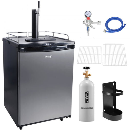 BF163-1 - Compact Kegerator for Draft Beer, Ideal 32°F to 75.2°F Cooling
