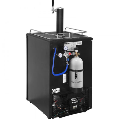 BF163-1 - Compact Kegerator for Draft Beer, Ideal 32°F to 75.2°F Cooling