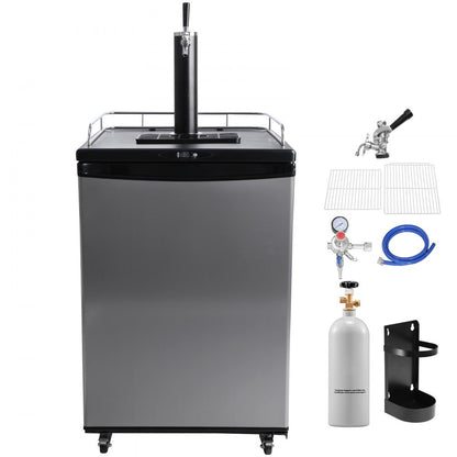 BF163-1 - Compact Kegerator for Draft Beer, Ideal 32°F to 75.2°F Cooling
