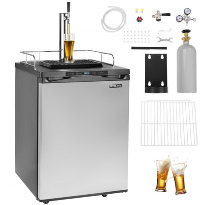 BM-162 - Versatile 162L VEVOR Kegerator & Beer Dispenser with CO2 Cylinder