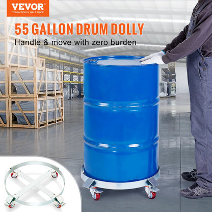55-1000-1 - Heavy-Duty 55-Gallon Drum Dolly for 1,000 lbs Capacity