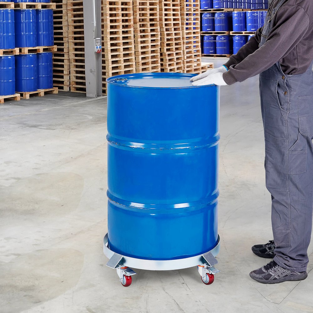 55-1000-2 - 55 Gallon Heavy Duty Drum Dolly, 1000 lbs Capacity