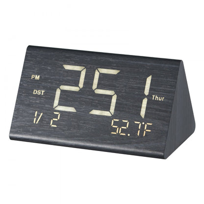 EK8800 - Elegant Dual Alarm Clock with USB & Night Light Features