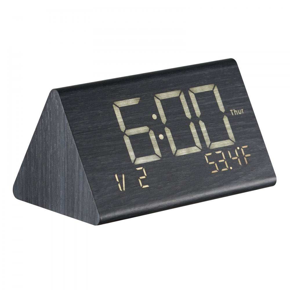 EK8800 - Elegant Dual Alarm Clock with USB & Night Light Features