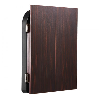 9176WD - 13.5" LED Dartboard Cabinet Set for 1-8 Players