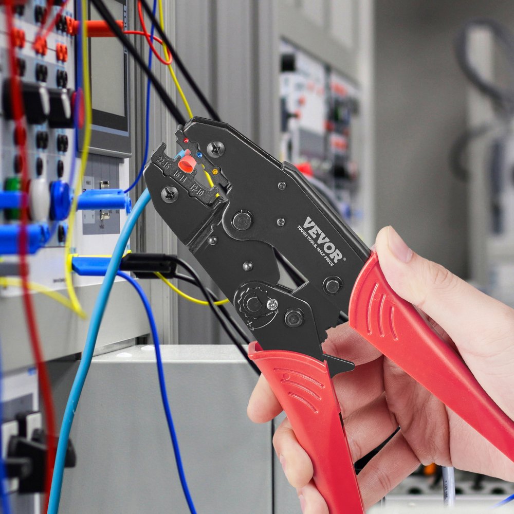 HS-30R+HS-D1 - Precision Ratcheting Crimping Tool for AWG22-10 Connectors