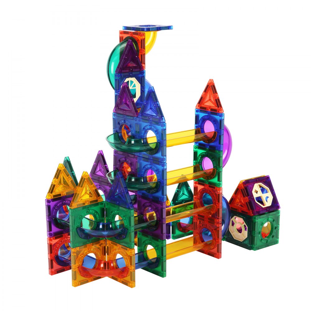 8893 - 15.75" Magnetic Marble Run Set for 3 Players