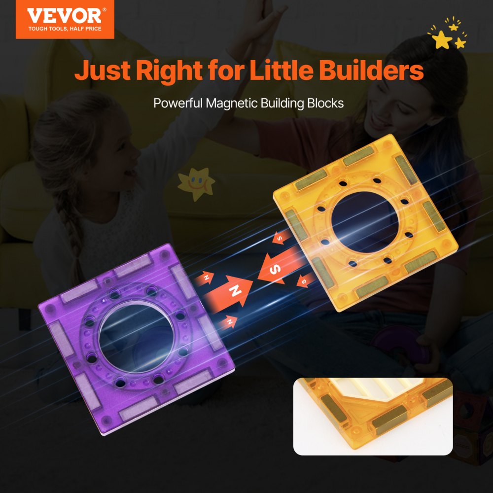 8892 - 93 PCS Magnetic Marble Run for Creative Kids Play