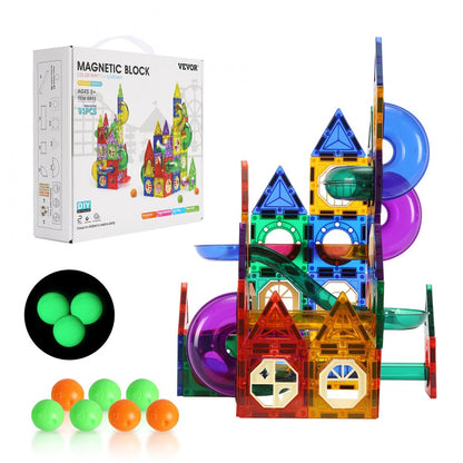 8892 - 93 PCS Magnetic Marble Run for Creative Kids Play