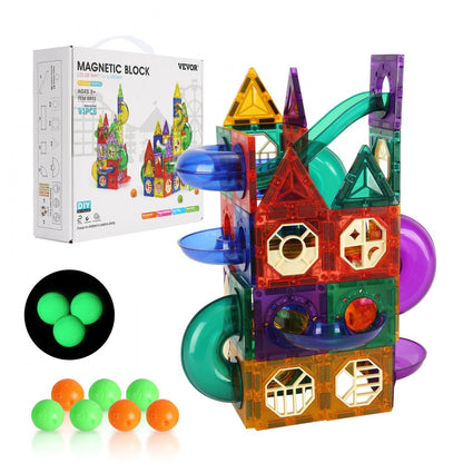 8892 - 93 PCS Magnetic Marble Run for Creative Kids Play
