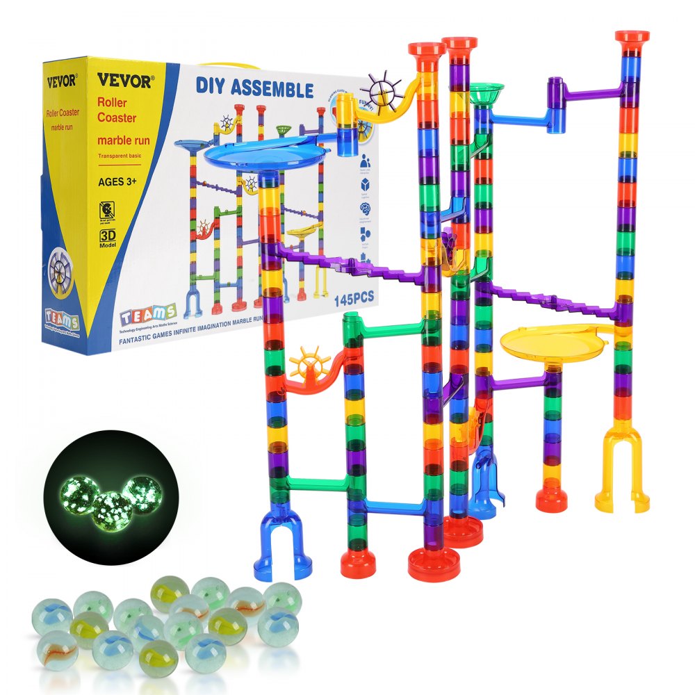 LT923 - 145 PCS Marble Run STEM Set for Creative Kids