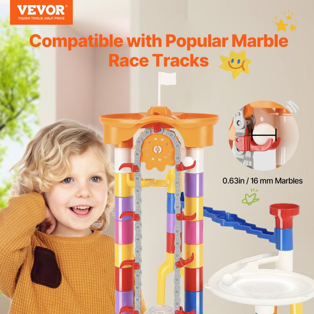 LT901 - 230-Piece Motorized Marble Run for Creative Play