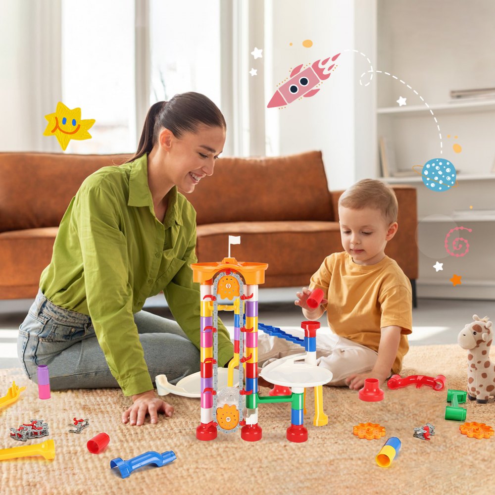 LT901 - 230-Piece Motorized Marble Run for Creative Play