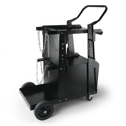WT-79 - Heavy-Duty Welding Cart with Lockable Cabinet and Versatile Tool Storage