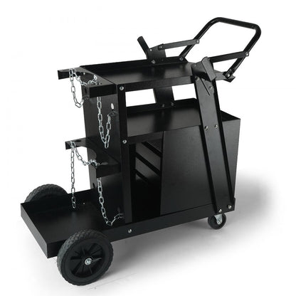 WT-78-A - Compact 2-Tier Welding Cart for Small Welders and Tools