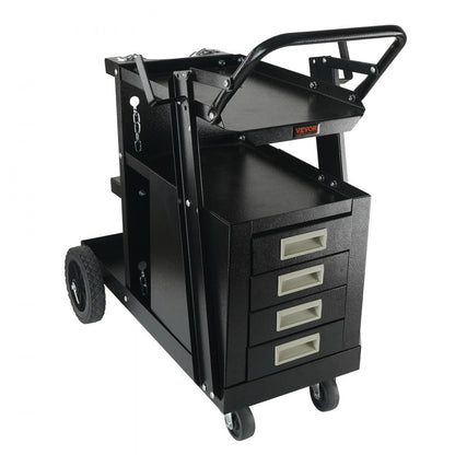 WT-78-A - Compact 2-Tier Welding Cart for Small Welders and Tools