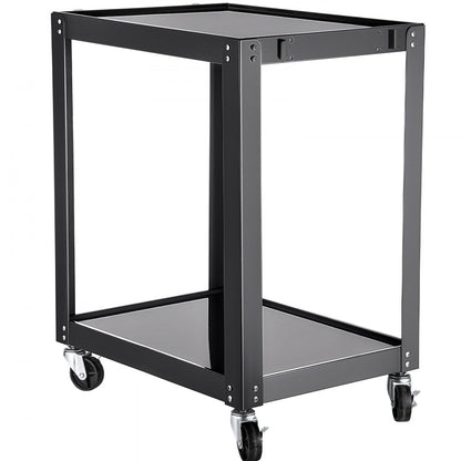 ECTCAV-0D - Height-Adjustable AV Cart, 26" x 24" x 18", 150 lbs Capacity